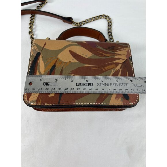 Patricia Nash Tropical Leather Crossbody Clutch Purse - Picture 8 of 12
